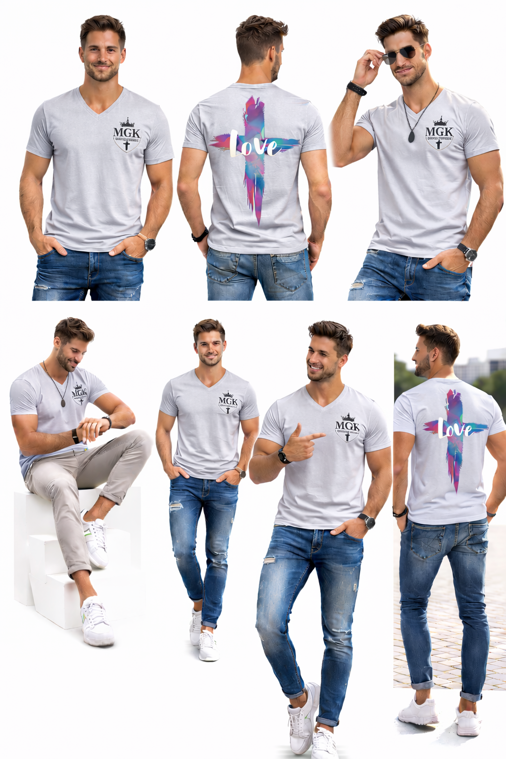 Camiseta "MGK Love" - Corte Relaxed Fit Premium