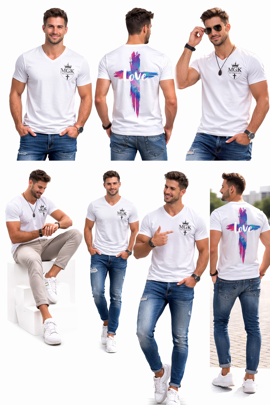 Camiseta "MGK Love" - Corte Relaxed Fit Premium