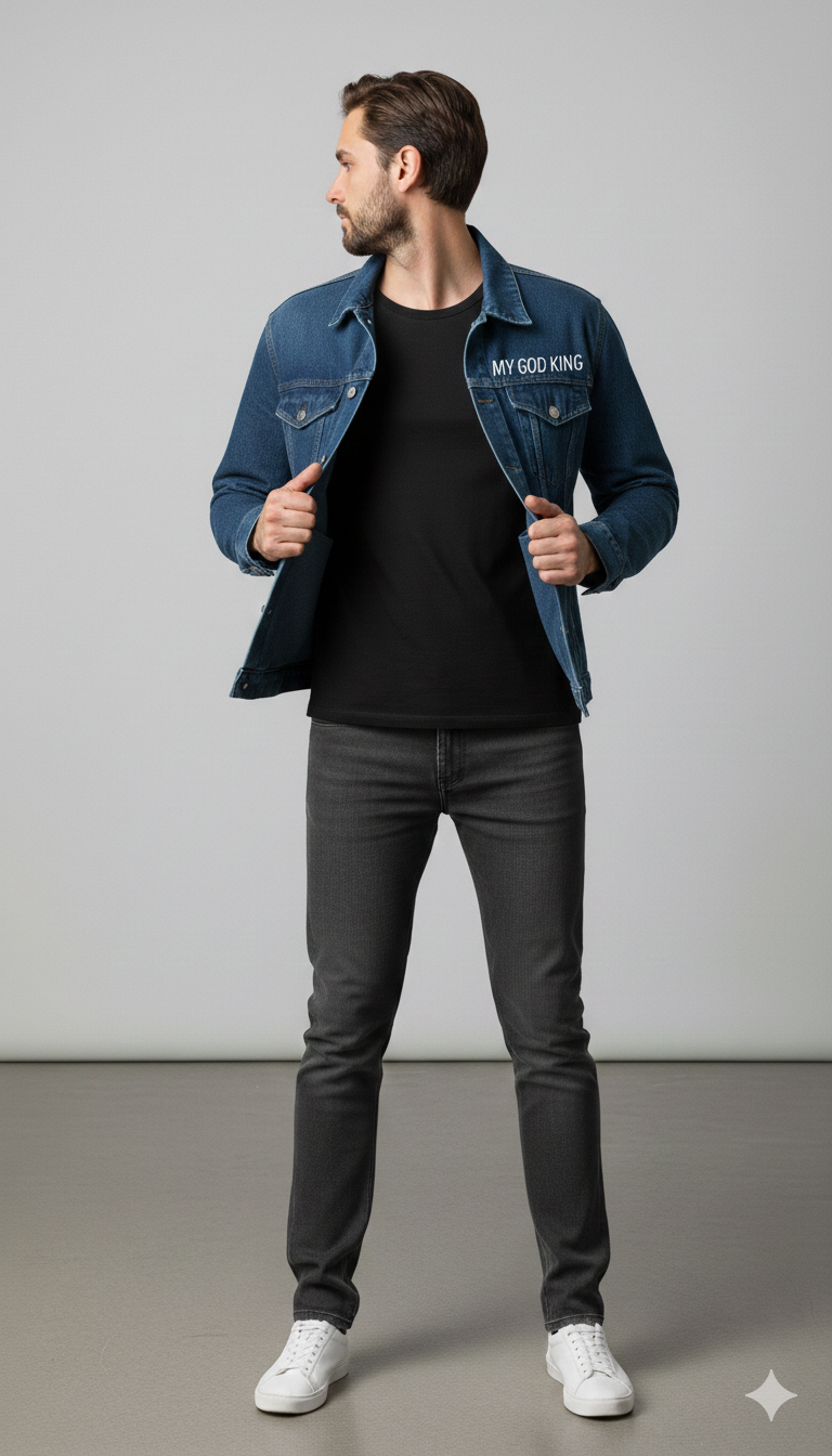 Chamarra Denim Premium - Corte Slim Fit