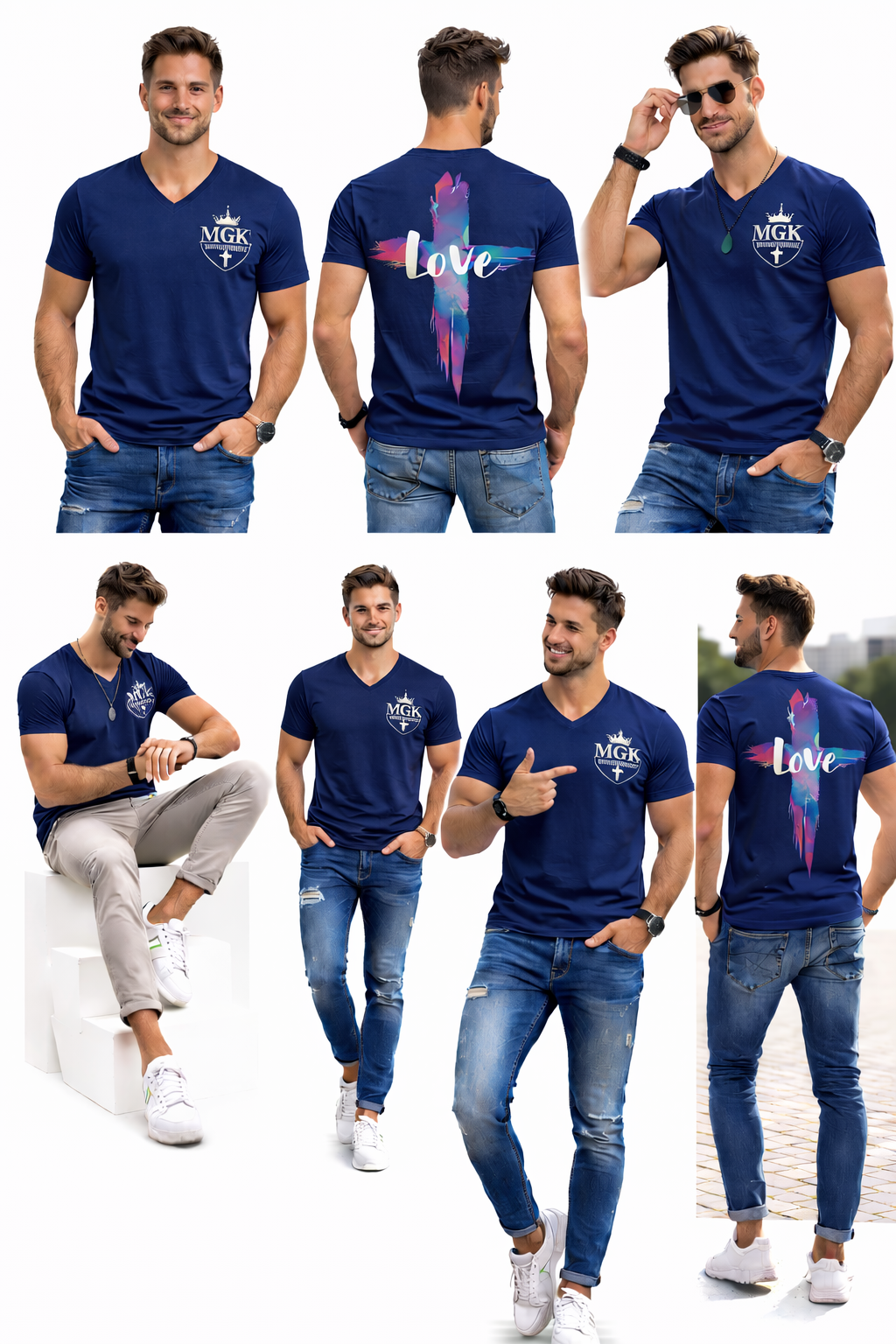 Camiseta "MGK Love" - Corte Relaxed Fit Premium